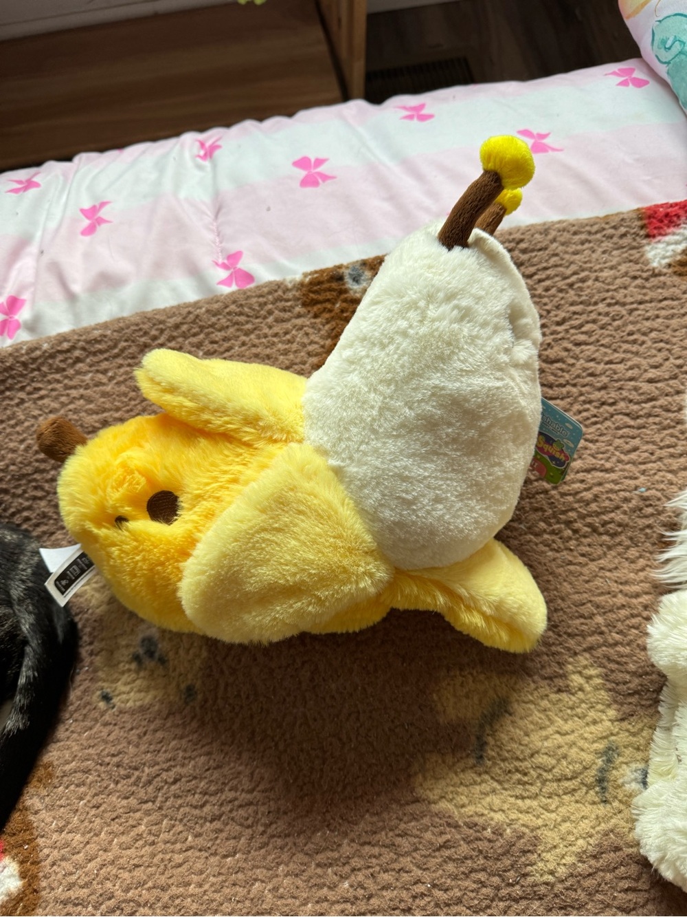 Squishmallow mini banana slug plush- soft and cute!